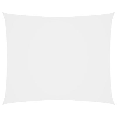 Zonnescherm rechthoekig 5x7 m oxford stof wit