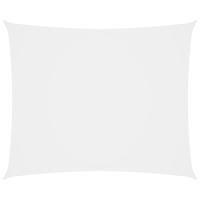 Zonnescherm rechthoekig 5x7 m oxford stof wit - thumbnail