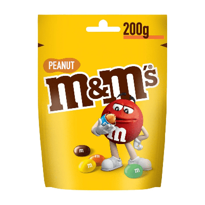 M&M's pinda zak (12x 200gr)