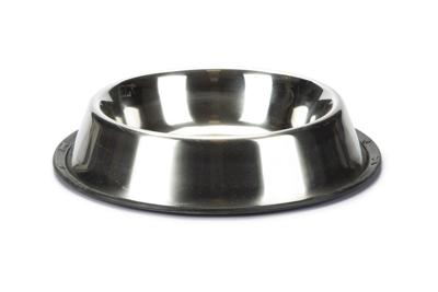 Hondenvoerbak rvs met antisliprand 22 cm