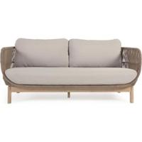 Kave Home 3-zits Tuinbank 'Catalina' 170cm, kleur Beige - thumbnail