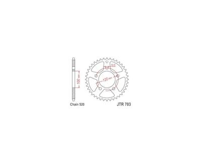 ESJOT Chain wheel 520 40z steel black