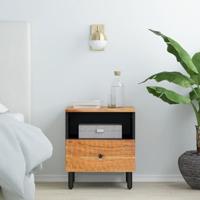 Nachtkastje 40x33x46 cm massief acaciahout - thumbnail