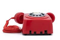 GPO 746 Retro Wall Push Button Telephone Red - thumbnail