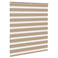 Zebra Blind 130x150 cm stofbreedte 125,9 cm polyester zandbruin - thumbnail