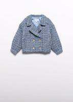 Abel & Lula winter jas meisjes - licht blauw - thumbnail