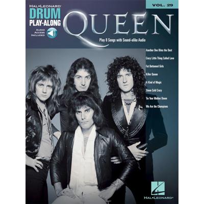 Hal Leonard Drum Play-Along Queen drumboek Hal Leonard Drum Play-Along Queen drumboek