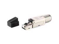 Equip 121172 kabel-connector RJ-45 Zwart, Roestvrijstaal - thumbnail