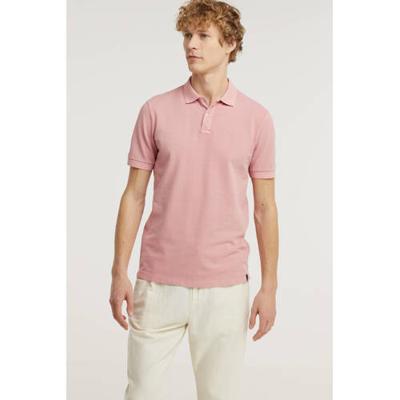 Scotch & Soda regular fit polo met biologisch katoen lichtroze Scotch & Soda regular fit polo met biologisch katoen lichtroze