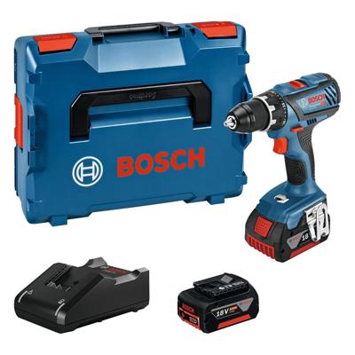 Bosch Professional GSR 18V-28 Accu Schroefboormachine 18V 4.0Ah in L-Boxx - 06019H410A