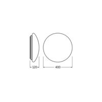 LEDVANCE 4058075618121 4058075618121 LED-buitenlamp met bewegingsmelder (wand) LED 24 W Wit - thumbnail