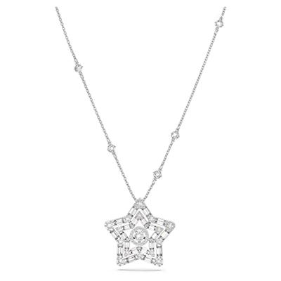 Swarovski 5639024 Ketting Stella Ster zilverkleurig-wit 75 cm - thumbnail