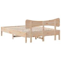 Bedframe zonder matras massief grenenhout 120x190 cm - thumbnail