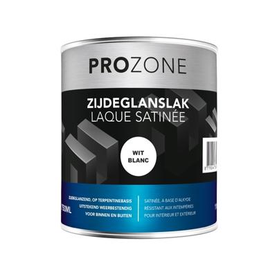 Zijdeglanslak wit (750ml)