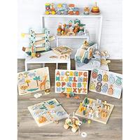 Small Foot houten alfabet puzzel safari - thumbnail