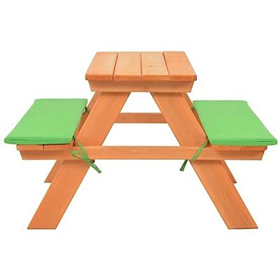 Kinderpicknicktafel met banken 89x79x50 cm massief vurenhout Kinderpicknicktafel met banken 89x79x50 cm massief vurenhout