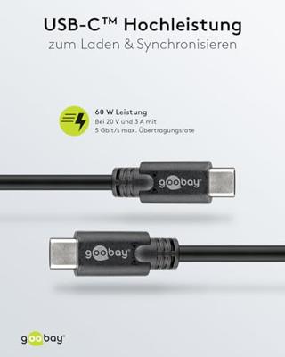 goobay Sync & Charge Super Speed USB-C kabel goobay Sync & Charge Super Speed USB-C kabel