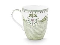 Pip Studio Mok Groot Lily&Lotus Tegels Licht Groen - thumbnail