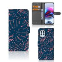 Motorola Moto G100 Hoesje Palm Leaves - thumbnail