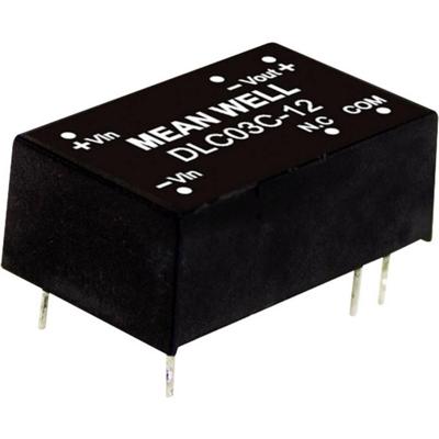 MEAN WELL DLC03B-05 DC/DC-convertermodule 300 mA 3 W Aantal uitgangen: 2 x Inhoud 1 stuk(s)