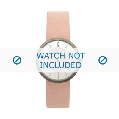 Boccia horlogeband 3114-02 (BO3114-02) Leder Roze