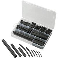 TRU COMPONENTS 1572181 Krimpkous assortiment Zwart Krimpverhouding:2:1, 3:1, 4:1, 6:1 302 onderdelen - thumbnail