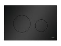 Bedieningsplaat TECE Loop Met Duospoeltechniek Kunststof Mat Zwart - thumbnail