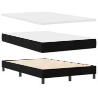Boxspringbed met Matras met matras Zwart 120 x 200 cm Stof - thumbnail
