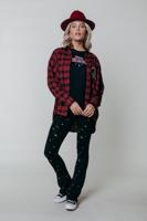 Colourful Rebel Maartje Blouse  Zwart Dames - Loose Fit - Polyester - thumbnail