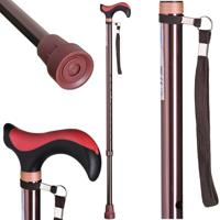 Laska inwalidzka, regulowana (miedziana) - thumbnail