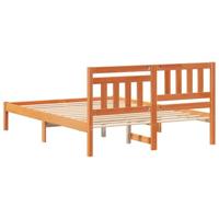Bedframe Wasbruin 135 x 190 cm Massief grenenhout - thumbnail