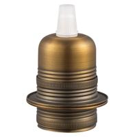 Light depot - metalen 2-rings fitting E27 - messing - Outlet - thumbnail