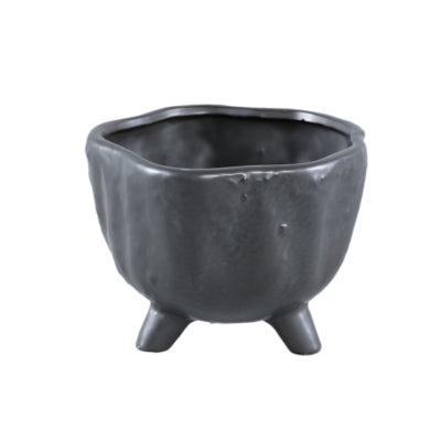 PTMD bloempot ricco s zwart 18 cm | 6 stuks