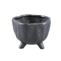 PTMD bloempot ricco s zwart 18 cm | 6 stuks - thumbnail