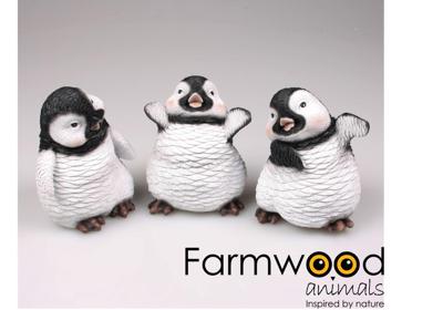 Farmwood Animals Beeld pinguin 13x22x20cm Farmwood Animals Beeld pinguin 13x22x20cm