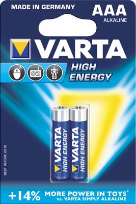 Varta Longlife Power AAA 2-pack Batterijen Varta Longlife Power AAA 2-pack Batterijen