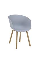 Artistiq Eetkamerstoel 'Olof', kleur Grijs - thumbnail