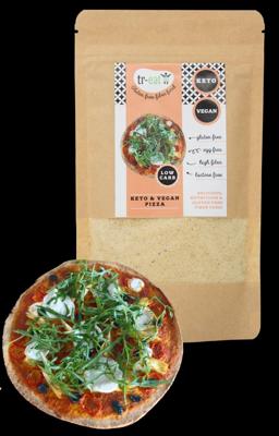 Treat Pizza keto & vegan glutenvrij 155 Gram Treat Pizza keto & vegan glutenvrij 155 Gram