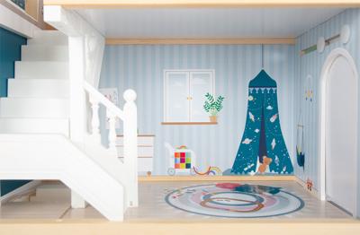 Small Foot - houten urban villa poppenhuis met accessoires, 13dlg. Small Foot - houten urban villa poppenhuis met accessoires, 13dlg.
