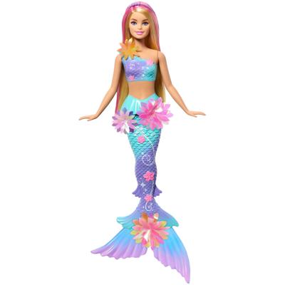 Mattel Barbie zeemeermin met magische bloemen blauw Mattel Barbie zeemeermin met magische bloemen blauw