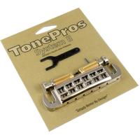 TonePros AVT2-G-N Wraparound Adjustable Bridge nikkel - thumbnail