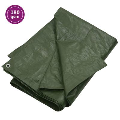 VidaXL Dekzeil 180 g/m² 6x6 m hdpe groen