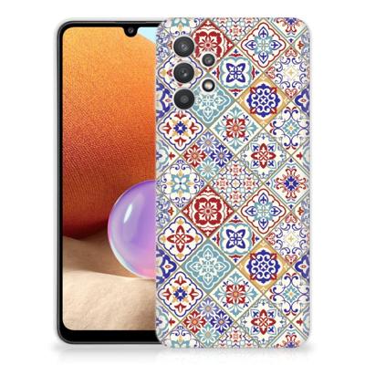 Samsung Galaxy A32 4G | A32 5G Enterprise Editie | TPU | Siliconen hoesje | Tiles Color