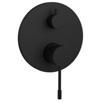 Douche Mengkraan 2-weg Sapho Solaris Mat Zwart - thumbnail