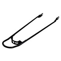 spatbordstang achter bumper 28 mat zwart - thumbnail