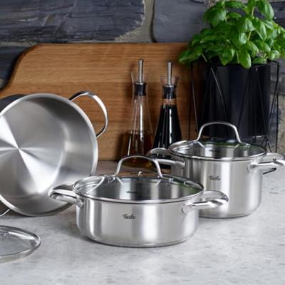 Fissler San Francisco Kookpan + Glazen Deksel 20 cm RVS