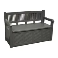 Opbergbank Salzburg 130cm Antraciet - thumbnail