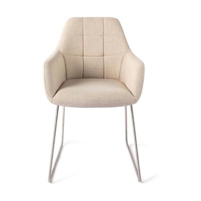 Jesper Home Eetkamerstoel 'Noto' Slide Steel, kleur Overnight Oats