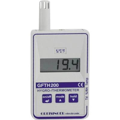 Greisinger GFTH 200 Luchtvochtigheidsmeter (hygrometer) 0 % Hrel 100 % Hrel Dauwpunt/schimmel waarschuwingsweergave