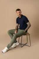 Petrol Knitwear Polo M-1060-kwc206 Poloshirts 5178 Navy Blue - thumbnail